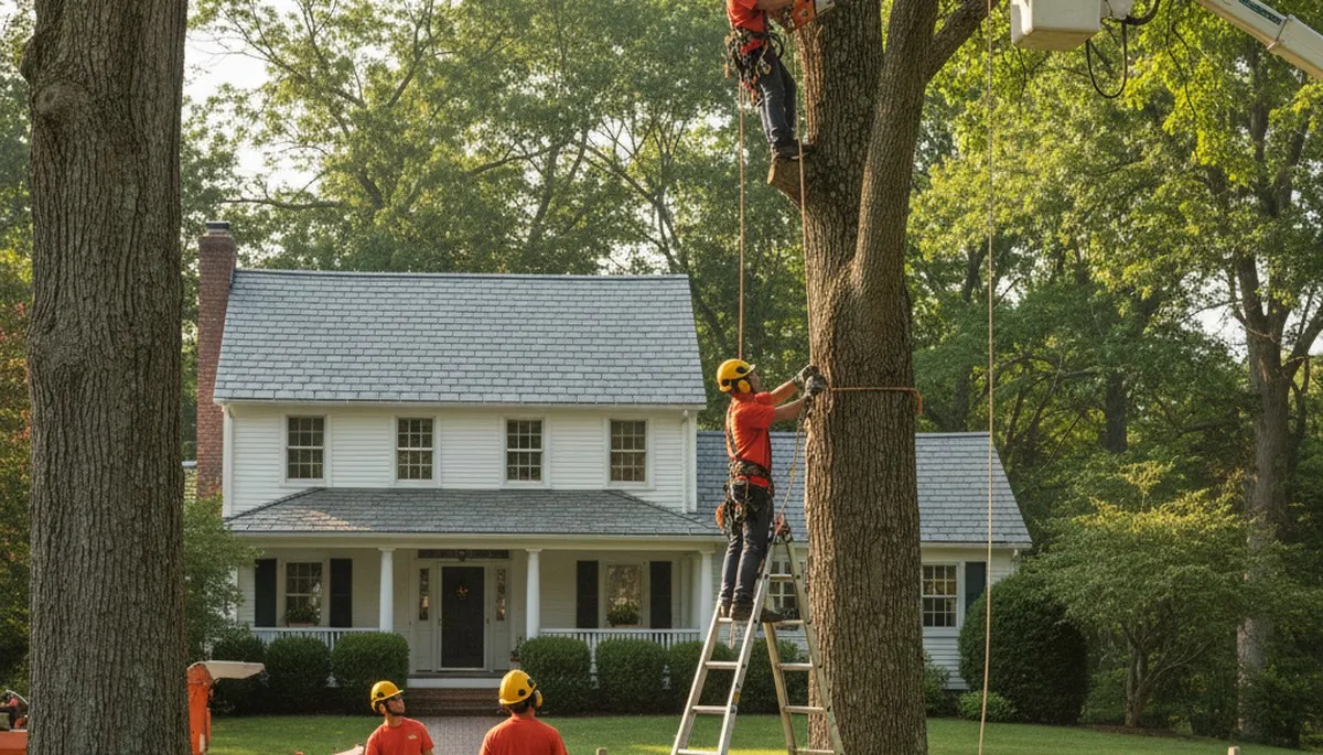 Louisville, KY tree service crew providing professional tree trimming and removal services