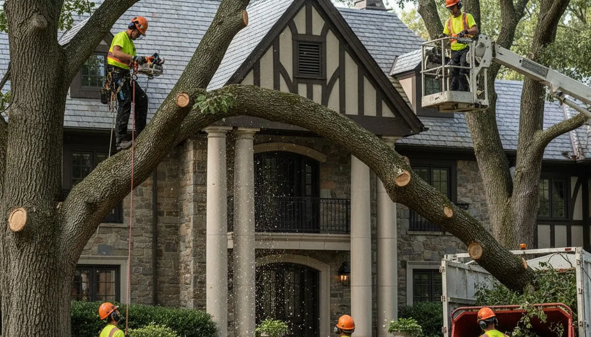 Louisville, KY tree service crew providing professional tree trimming and removal services